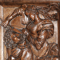 Samson-Darstellungen in der Bildenden Kunst: 16. Jh., Chorgestühl, Kirche Montbenoit